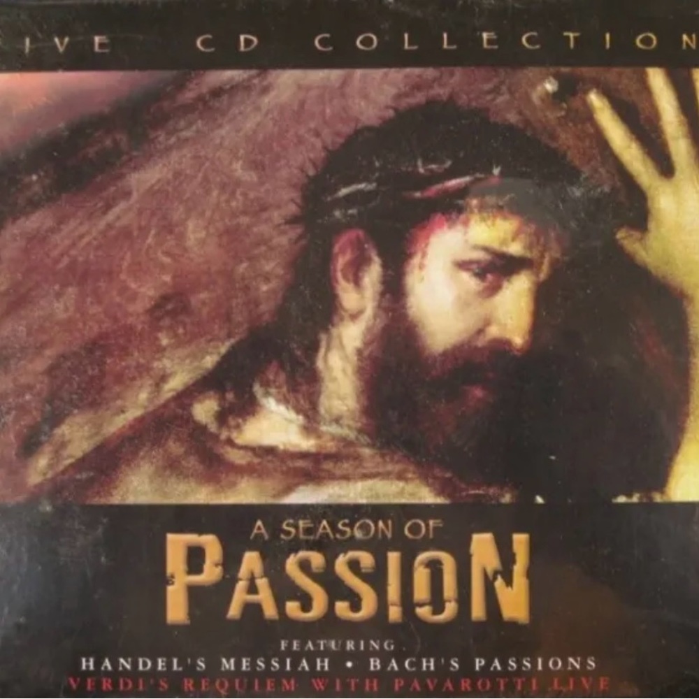 3/$15 Season Of Passion Handel Bach Verdi‎ Pavarotti Sealed 5CD Classical Easter